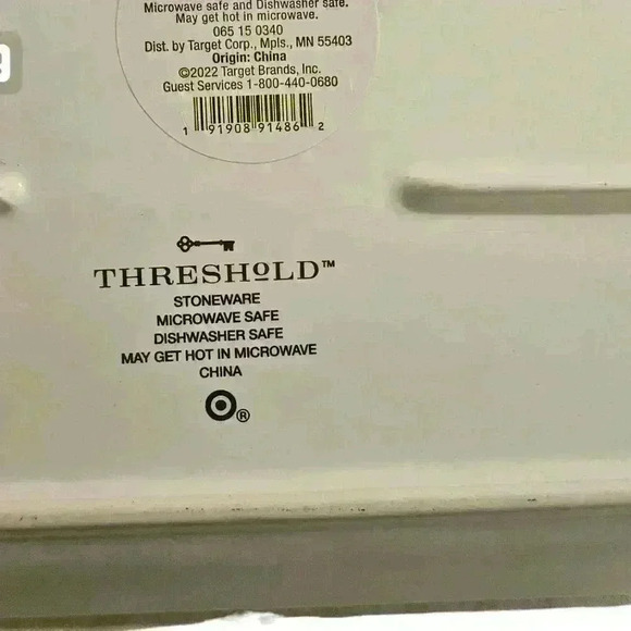 Threshold Hanukkah " Nosh " Serving Tray 12 In. - Picture 3 of 3